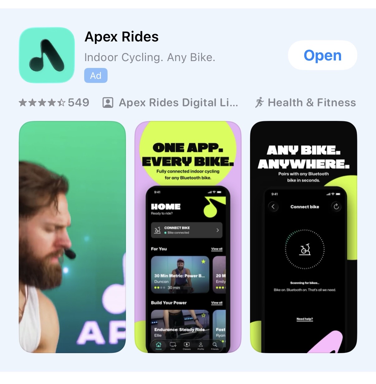 Apex Rides app